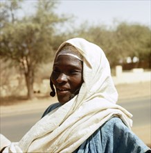 A Fulani woman photographed at Gao, Niger