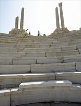 The auditorium of Kom Al-Dikka, the Roman theatre at Alexandria, probably built in the 3rd century AD, with later modifications
