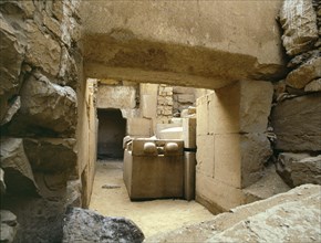 The burial chamber at Abusir of Ptah-Shepses, the vizier of Neuserre