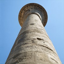 Column in the form of a stylised lotus plant from Karnak