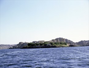 View of the Island of Philae from the Nile