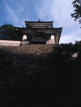 The outer ramparts of the Kanazawa Castle, the country seat of the Maeda family, lords of Kaga