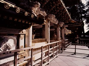 One of the buildings within the shrine of Tosho-gu, Nikko which is dedicated to the deified Ieyasu, the first Tokugawa shogun