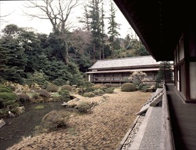 The garden of Kencho-ji, one of the most important and authentic gardens in Kamakura