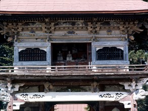 Ungan-ji, a Zen Buddhist temple built  in 1450  by Shiraira  Sanamo Ske Morimoto, ruler of the Shiraira division of Kakunodate