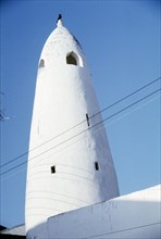 The minaret of Monohry mosque, Mombasa