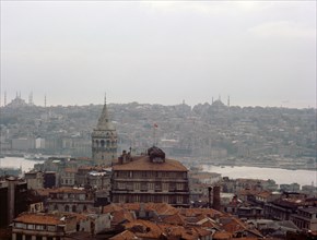 Islamic minarets and domes are prominent features of the skyline of Istanbul, the city founded by Constantine