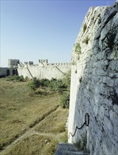 Part the fortifications protecting old Constantinople