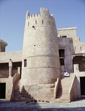Circular watchtower at Sharjah fort