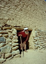 The watchman and caretaker of Bithna fort in the hills of Fujairah