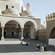 The domed mosque Quabbat Al-Bakiriya, built by the Ottoman Turks in the east of the old city