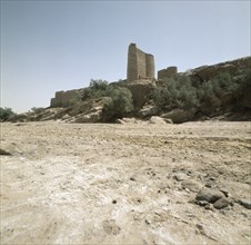 Ruins of the ancient dam at Ma'rib