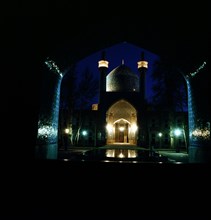 View of the Royal Mosque, Masjid-i-Shah, at Isfahan at night