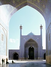 View of the Royal Mosque Masjid-i-Shah at Isfahan