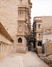 Jaisalmer, a town which for centuries commanded a strategic position on the camel train route from central Asia to India