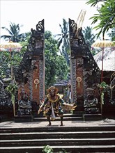 Each Balinese community stages regular performances in which Barong, a mythical lion, fights the dreaded Rangda, Queen of witches