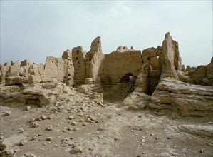 The ruins of Jiaohe City