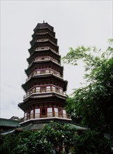 The Flower Pagoda at the Liu Rong ('Six Banyan Trees') Temple