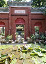 The Huaisheng (Remember the Sage) mosque, where the tomb of Abu Waggas, the Muslim missionary/sage is