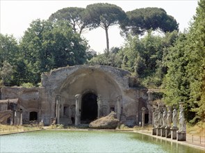 Hadrian's Villa, a complex of buildings, gardens and pools stretching for over a kilometre in length