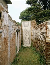 Tomb in the Isola Sacra cemetery near Ostia