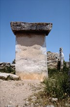 Talayot or megalithic tower at the site of Trepuco