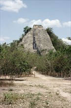 The 'Nohoc Mul' pyramid at Coba