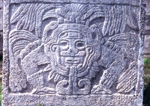 Relief depiction of the Aztec deity Quetzalcoatl