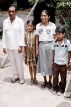 Headman and family from central Mexico