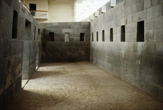 Reconstructed room inside the "Coriacancha", the Temple of the Sun