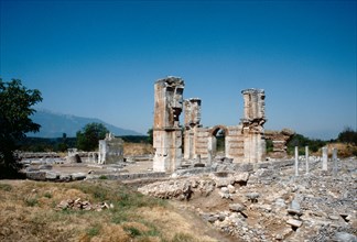 Remains of the Christian basilica (Basilica B) at Philippi