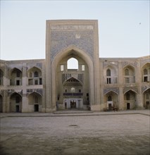 The south portico of the Mir-i-Arab madrasa, Bukhara