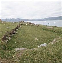 Brattahlid, the eastern settlement, founded by Erik the Red