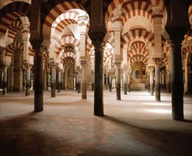 The interior of the Great Mosque at Cordoba