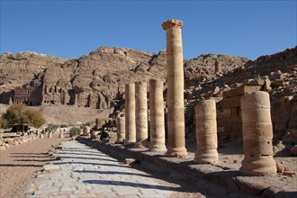 Petra (greek for rock) was the principal city of the Nabateans and flourished under the Seleucid rulers and later the Romans