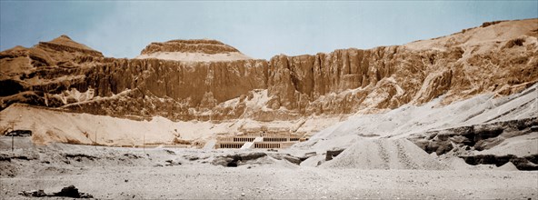 The funerary temple of Queen Hatshepsut at Deir el-Bahari, Western Thebes   Egypt