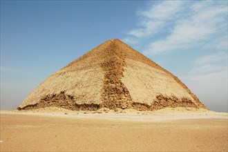 The "Bent Pyramid" at Dahshur