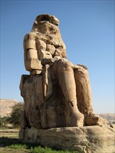One of the colossi of Memnon