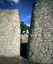View of the interior of the enclosure from great Zimbabwe