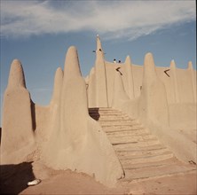 The roof of Djenne mosque