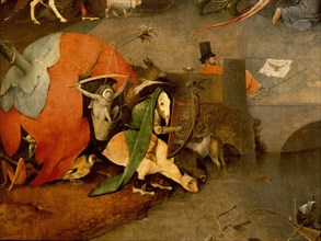 The triptych of 'The Temptation of St Anthony' by Hieronymus Bosch (1450   1516)