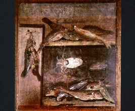 Painting: Still Life   fish and fowl