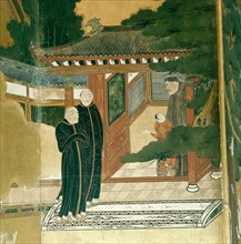 Detail from a folding screen