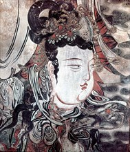 Head of a deity by an anonymous Sung painter