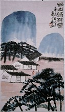 Hanging scroll by Ch'i Pai shih