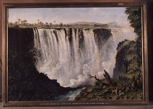 The Great Western Fall, Victoria Falls' by Thomas Baines (27/11/1820   8/5/1875), an English artist and explorer of British colonial southern Africa and Australia