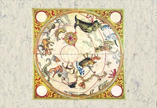 South Celestial Planisphere 1590