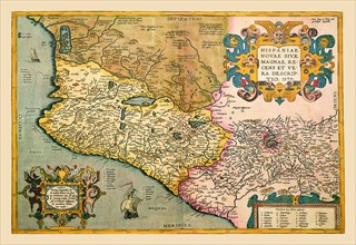 Map of South Western America and Mexico 1602