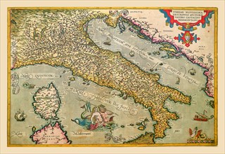 Map of Italy 1602