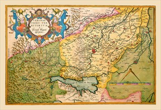 Map of Northeastern Italy - Verona 1602